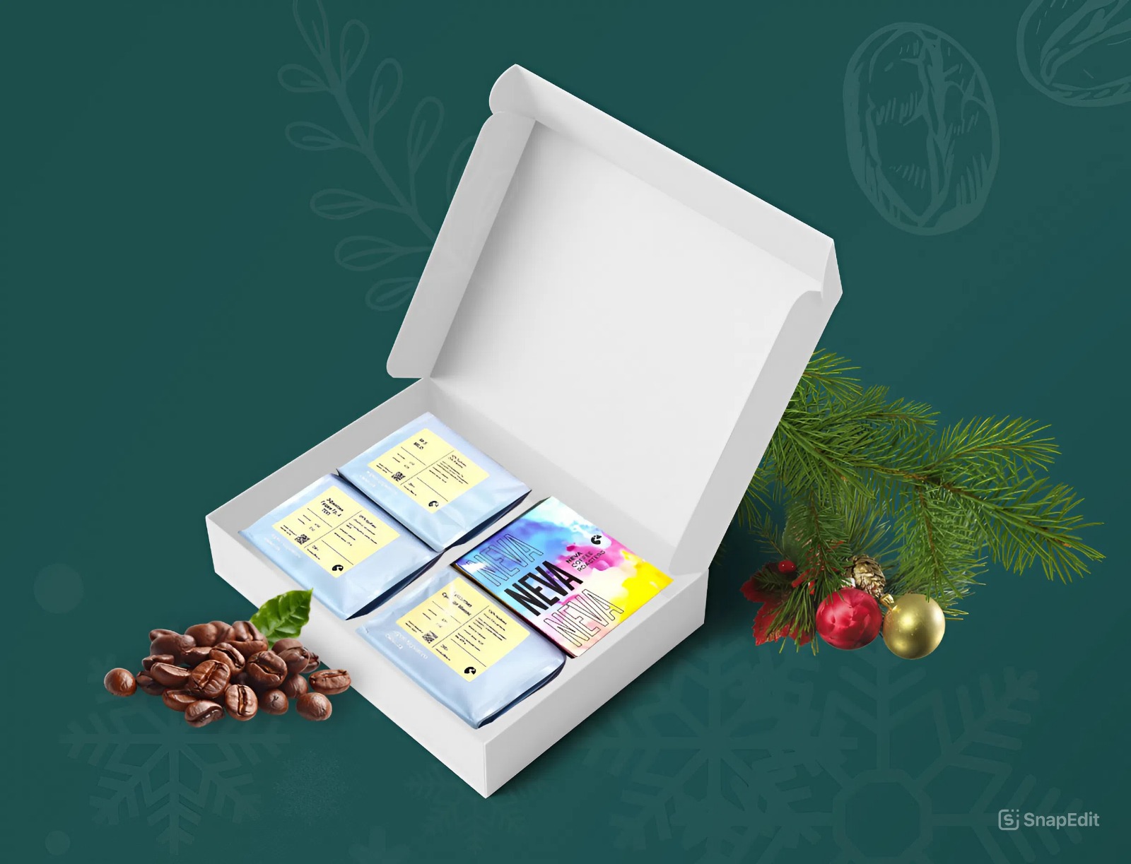 фото кофе Подарочный набор кофе в зернах + дрипы магазин Neva Coffee