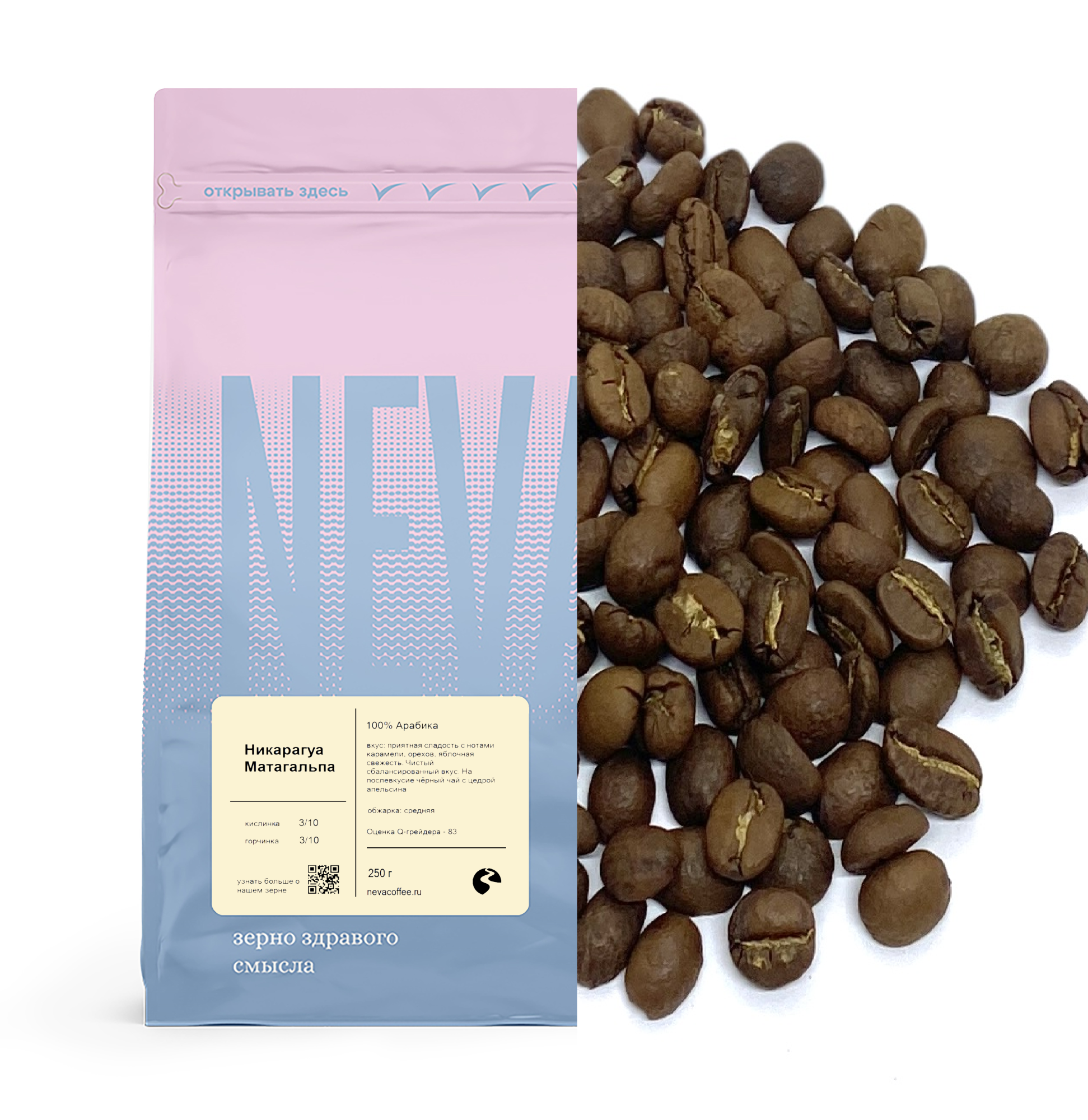 Никарагуа Матагальпа СХБ 250гр не молоть